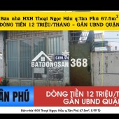 Bán nhà HXH Thoại Ngọc Hầu q.Tân Phú 67.5m², 5.99 Tỷ - DÒNG TIỀN 12TRIỆU/THÁNG